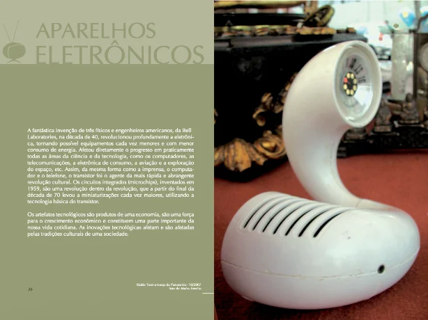 Spread com fotografia
